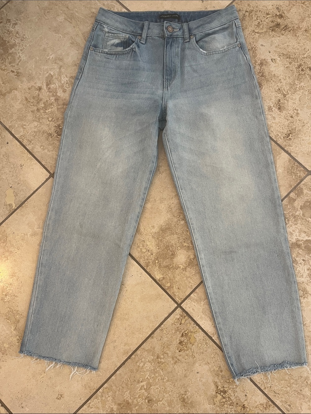 Sincerely Jules Light Wash Ankle Jeans 5/27
